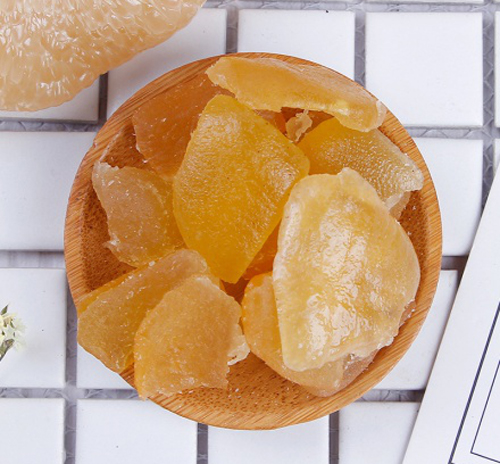 Dried Pomelo Peel Green Tea Flavor